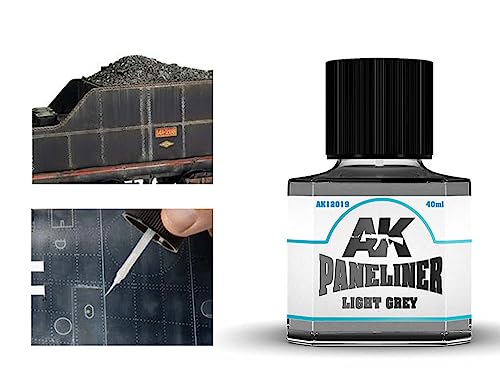 AK Weathering PANELINER AK12019 Light Grey (40ml) von AK Interactive