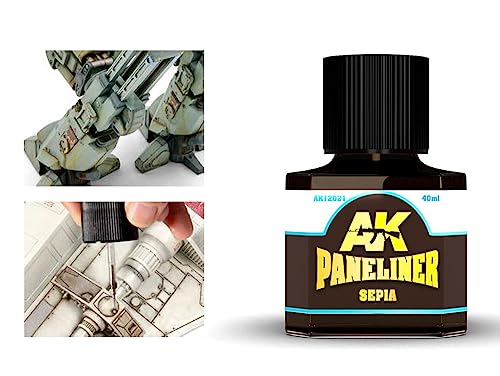 AK Weathering PANELINER AK12021 Sepia (40ml) von AK Interactive