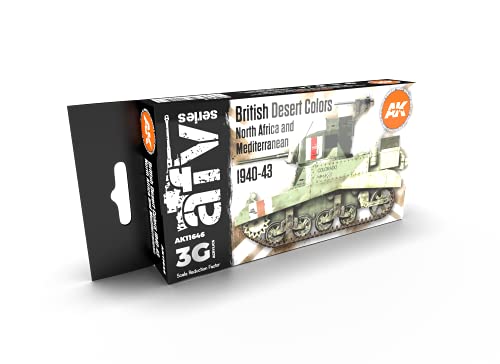 Preorder: BRITISH DESERT COLOURS 3G von AK Interactive