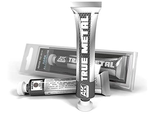 True Metall Wachs Dark Aluminium 20 ml Tube von AK Interactive