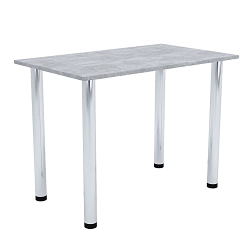 AKKE Esszimmertisch 60 cm x 40 cm Esstisch Kleiner Tisch Küchentisch Schreibtisch Dining Table Esszimmermöbel Chrombeine von AKKE