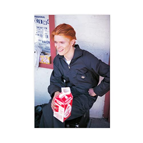 AKSEKA David Bowie Poster 36 Leinwand-Poster, Wandkunst, Dekoration, Bild, Gemälde für Wohnzimmer, Schlafzimmer, Dekoration, ohne Rahmen, 20 x 30 cm von AKSEKA