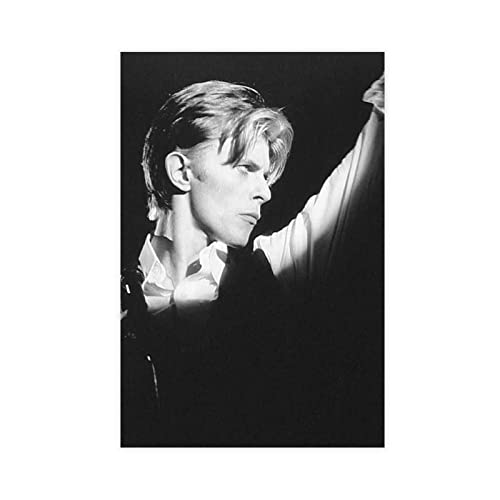 David Bowie Poster 49 Leinwand-Poster, Wandkunst, Dekoration, Bild für Wohnzimmer, Schlafzimmer, Dekoration, Rahmen-Stil, 60 x 90 cm von AKSEKA