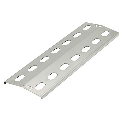 1 x Edelstahl Flammenblech 39 x 12,5 cm/extra stark 1,5 mm/für Gasgrill Flammenverteiler Flammenabdeckung Grillblech Brennerabdeckung von Grillclub