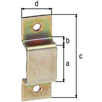 Schlaufe,gbvz,15x7 4 St.auf Karte, sb von ALBERTS