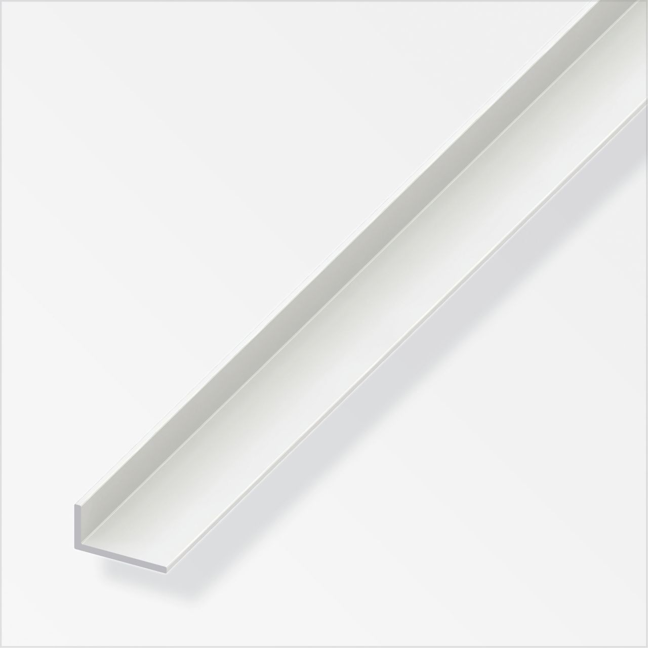 alfer Winkel 2 m, 40 x 10 mm PVC (Kunststoff) glatt weiss von ALFER