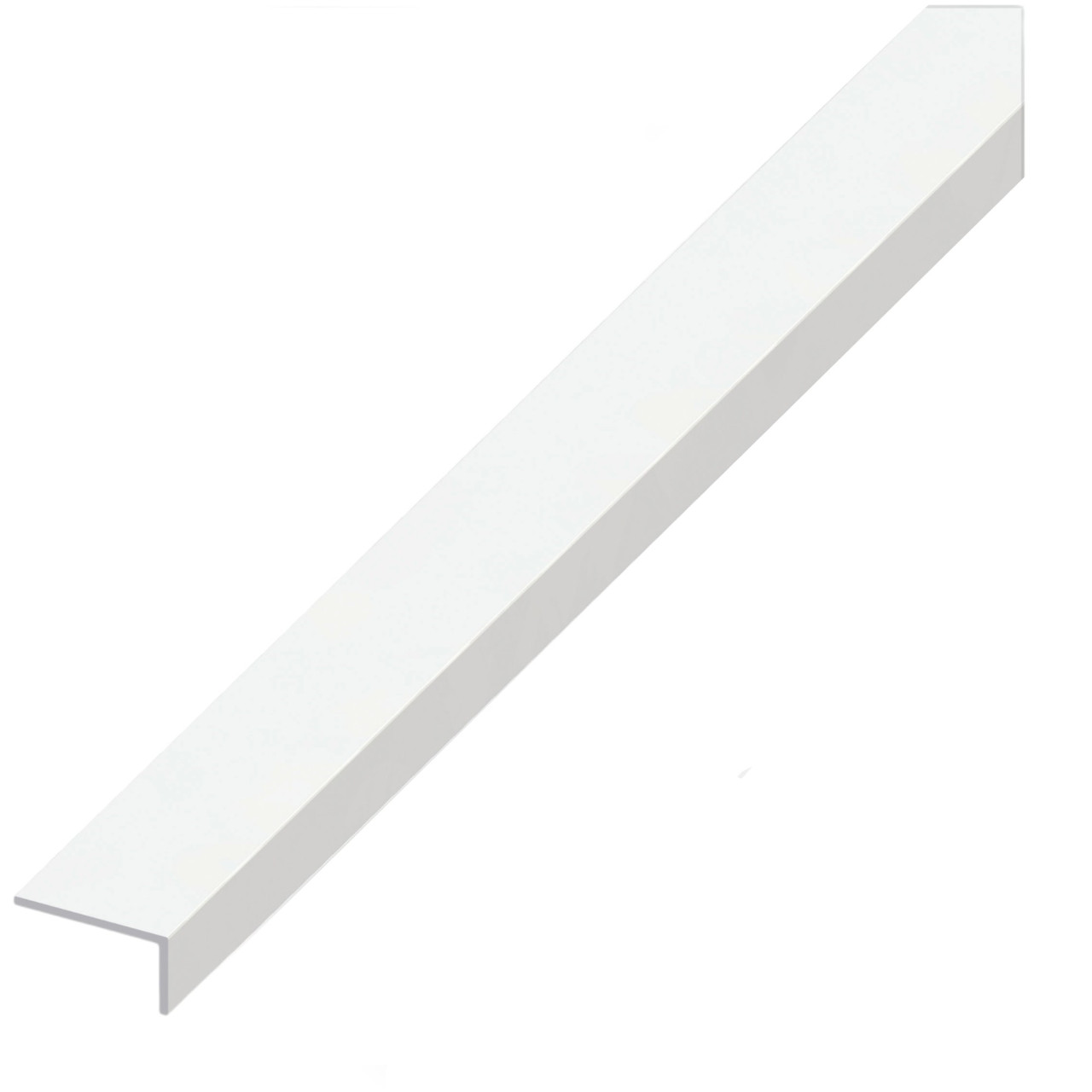 alfer Winkel 1 m, 13 x 22 mm PVC (Kunststoff) glatt weiss von ALFER