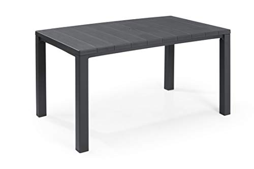 ALLIBERT JARDIN Tisch Julie, Holz, 4 bis 6 Personen, Graphit ALLIBERT JARDIN Tisch Julie, Holz, 4 bis 6 Personen, Graphit von Keter
