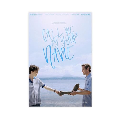 ALNILA Movie Call Me By Your Name 7~1 Leinwand-Poster, Wandkunst, Dekor, Bild, Gemälde für Wohnzimmer, Schlafzimmer, Dekoration, ungerahmt, 30 x 45 cm von ALNILA