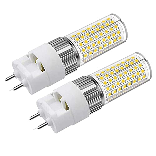 G12 LED-Glühbirne 16W, Bi-Pin Corn Bulb (Äquivalent 150W Halogenlicht), 4000K 1600 Lumen Mais Licht, Deckenleuchte Flutlicht für Haus Straße Garage Landschaft Lagerhaus, 2er-Pack (Natürliches Weiß) von ALQFFHL