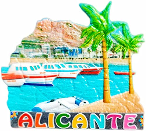 Alicante Spanien Magnet Kühlschrank Kühlschrank Magnet Dekoration Aufkleber Souvenir Harz Handwerk Küche Whiteboard von ALTKO