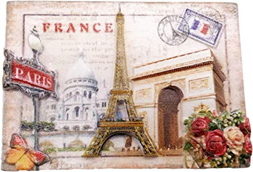 Paris Frankreich Magnet Kühlschrank Kühlschrank Magnet Dekoration Aufkleber Souvenir Harz Handwerk Küche Whiteboard von ALTKO