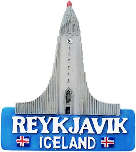 Reykjavik Island Magnet Kühlschrank Kühlschrank Magnet Dekoration Aufkleber Souvenir Harz Handwerk Küche Whiteboard von ALTKO