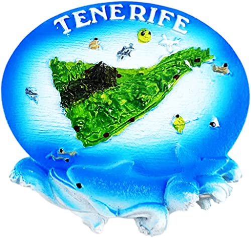 Teneriffa Spanien Teneriffa Magnet Kühlschrank Kühlschrank Magnet Dekoration Aufkleber Souvenir Harz Handwerk Küche Whiteboard von ALTKO