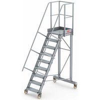 Altrex - Podesttreppe fahrbar 60°, Stufenbreite: 60 cm 9 Stufen von ALTREX