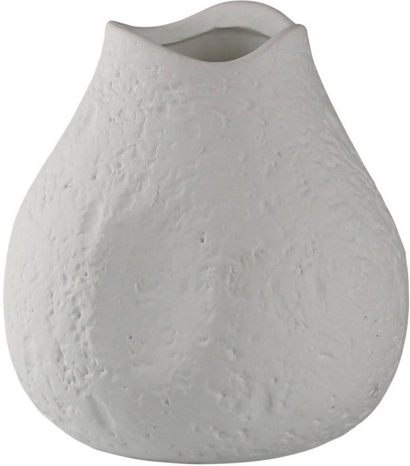 AM Design Dekovase Tischvase aus Keramik, Höhe ca. 18,5 cm (1 St), Keramikvase, Dekoobjekt, Blumenvase von AM Design