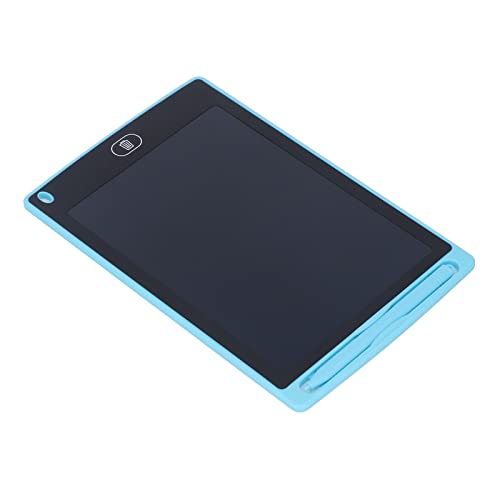 AMONIDA LCD-Schreibtafel, Löschbar, REGT die Fantasie der an, Bunt, Leicht zu Sehen, 8,5-Zoll-Scribble-Board Zum Zeichnen (Blau) von AMONIDA