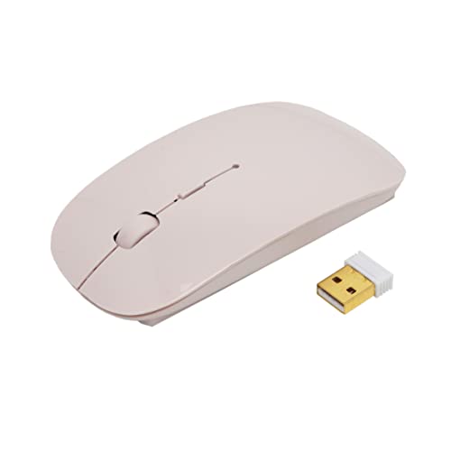 APM Maus ohne Kabel, 2,4 GHz, Pastellfarben, USB-Empfänger, beidhändig, DPI verstellbar 800/1200/1600, Batterien enthalten, kompatibel mit PC, Mac, Laptop, 100400 von APM