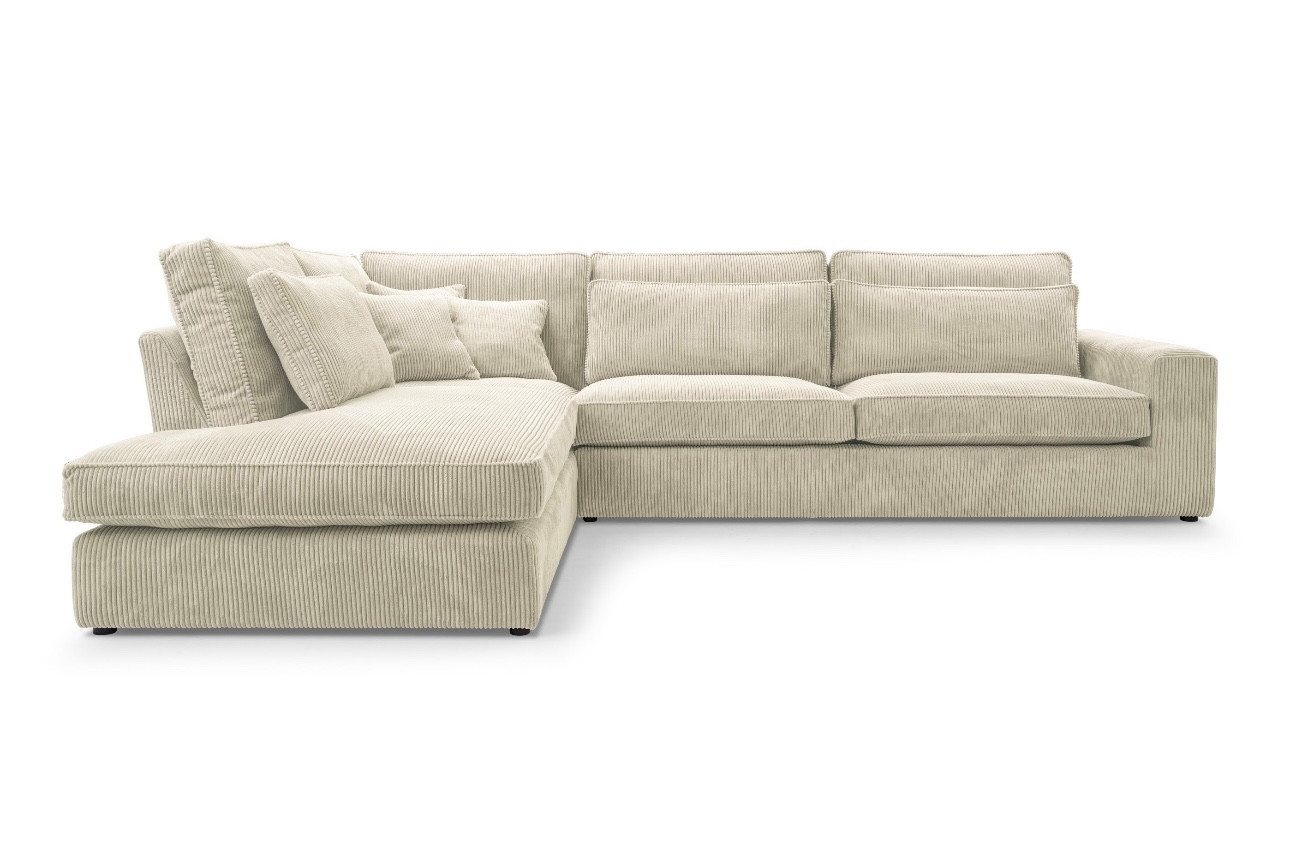 AN-MOEBEL4U Ecksofa COMFORTO MINI CORD 280 x 224 cm, Sofa von AN-MOEBEL4U