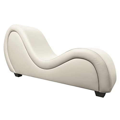 ANDOV Sex Chair Chaise Lounge Tantra Liege Tantra Sessel Tantra Sessel Bench Relaxliege Wohnzimmer - weiß von ANDOV