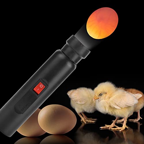 ANKROYU Schierlampe für Hühnereier, Schierlampe Ei Candler Zucht Ei Fruchtbarkeitsprüfer, LED Light Egg Candle Tester Fruchtbarkeit Eiertester Mire Egg LED für Hühnereier Inkubatoren von ANKROYU