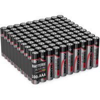 Batterien aaa 100 Stück, Alkaline Micro Batterie, für Lichterkette uvm. - Ansmann von Ansmann