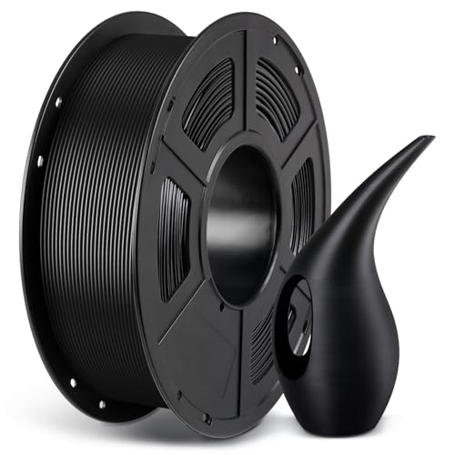 ANYCUBIC PETG Filament 1,75 mm, Maßgenauigkeit +/- 0,02 mm, 3D-Druck-Filament für 3D-Drucker, Vakuumverpackung, Ordentliche Spule, Schwarz 1KG von ANYCUBIC