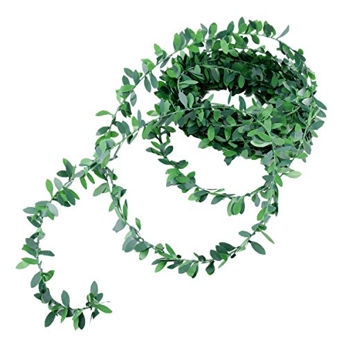 AOKWAWALIY Artificial Hanging Plant H?ngende Dekorative Reben Vines Grüne Reben Girlande Kunst Efeu Grüne Efeus Vine Buchsbaum Garland Vine Grünen Kranz Künstliche Bl? Mini Gefälschte Pflanze von AOKWAWALIY