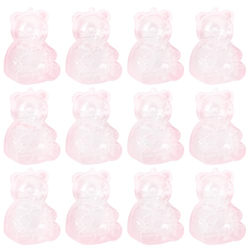 AONYAYBM 12 Stück Süßigkeitenschachteln in Bärenform, Süße Kleine Süßigkeitenschachteln, Süßigkeiten-Keks-Box-Dekoration, Niedliche Durchsichtige Kunststoffbehälter für Hochzeiten,(#2) von AONYAYBM