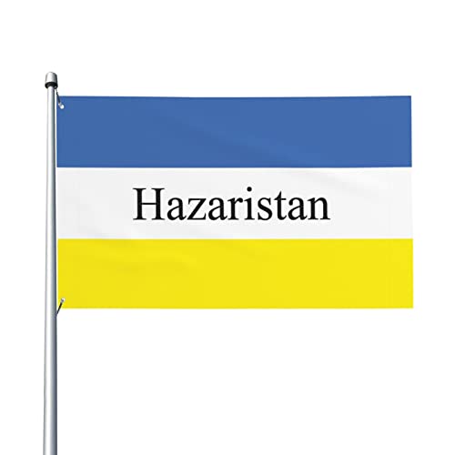 Hazaristan-Flagge Webversion Flagge 3 x 5 Fuß Terrasse Garten Rasen Willkommen Dekoration Banner Indoor Home Party Flaggen von AOOEDM