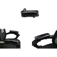 2 Stück PU-Armlehnenpolster, Ellenbogenstütze, Ellenbogenkissen, Memory-Schaum-Armlehne für Bürostuhl und Gaming-Stuhl, Stuhl-Armkissen (schwarz) 2 Stück PU-Armlehnenpolster, Ellenbogenstütze, Ellenbogenkissen, Memory-Schaum-Armlehne für Bürostuhl und Gaming-Stuhl, Stuhl-Armkissen (schwarz) von AOUGO