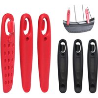 6 Stück Fahrrad-Reifenheber, Fahrrad-Reifenheber-Entfernung, Kunststoff-Reifenheber, Fahrrad-Reparaturwerkzeug zum Entfernen von Fahrradreifen (rot 6 Stück Fahrrad-Reifenheber, Fahrrad-Reifenheber-Entfernung, Kunststoff-Reifenheber, Fahrrad-Reparaturwerkzeug zum Entfernen von Fahrradreifen (rot von AOUGO