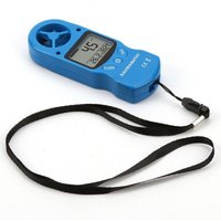 Aougo - Digitales Anemometer, gut verarbeiteter Bildschirm zum Ablesen der Temperatur, Anemometer, kompaktes und leichtes Design, langlebig und Aougo - Digitales Anemometer, gut verarbeiteter Bildschirm zum Ablesen der Temperatur, Anemometer, kompaktes und leichtes Design, langlebig und von AOUGO