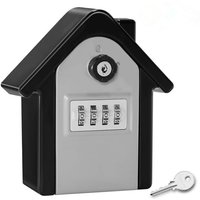 Aougo - Wandmontierter sicherer Schlüsselkasten, Schlüsselkasten mit digitalem Code und Notschlüsseln, großer Schlüsselsafe im XL-Format, Aougo - Wandmontierter sicherer Schlüsselkasten, Schlüsselkasten mit digitalem Code und Notschlüsseln, großer Schlüsselsafe im XL-Format, von AOUGO
