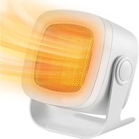 Aougo - Leiser elektrischer Heizlüfter, Mini-Ventilator, sicheres schnelles Aufheizen mit Überhitzungsschutz, Badezimmer, Heimbüro, Weiß Aougo - Leiser elektrischer Heizlüfter, Mini-Ventilator, sicheres schnelles Aufheizen mit Überhitzungsschutz, Badezimmer, Heimbüro, Weiß von AOUGO