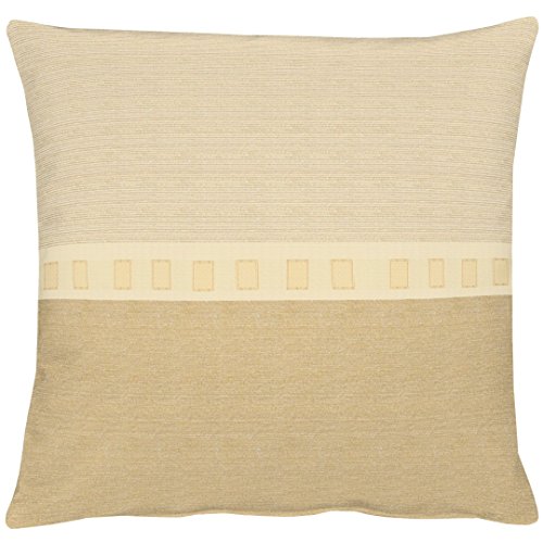 APELT Milano_49x49_20 Kissenhülle, Polyester-Baumwolle, beige, 49 x 49 x 0.5 cm von APELT