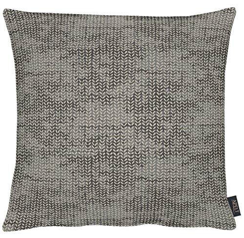 Apelt Kissenhülle, Polyester, schwarz, 49 x 49 x 0.4 cm von APELT