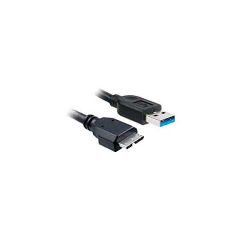 APM 570313 USB-Kabel, USB 3.0, USB A/Micro B, Stecker/Stecker, 1 m, Schwarz von APM