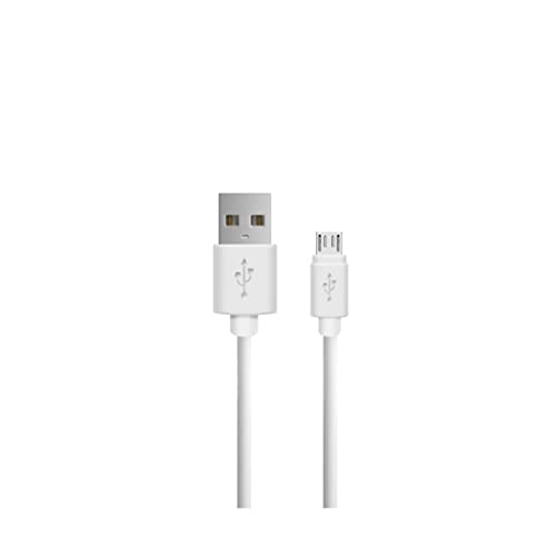 APM 570342 USB-Kabel, USB 2.0, USB-A/Micro-USB-Stecker, 1 m, Weiß von APM