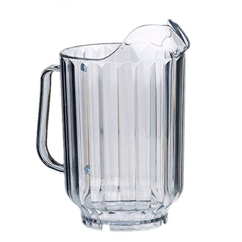 APS Pitcher, Ø 13 cm, H: 21 cm, für eine Füllmenge von 1,5 Liter, Bierkrug, Karaffe für Limonade, Wasserkaraffe, Kunststoff-Karaffe, transparent von APS