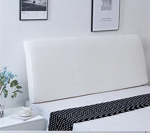 APTBJKUiU copritestiera matrimoniale,coprispalliera letto matrimoniale elasticizzata,360°Full Surround, Compatibile Con UNA varietà di Testiere，Easy to Install,Bianco 180cm(applica a Testiera71-79) von APTBJKUiU