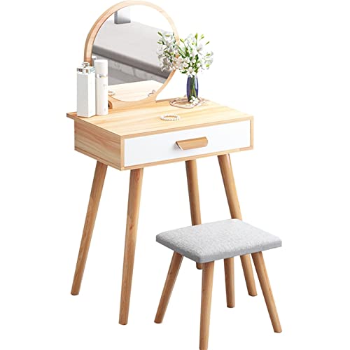 AQQWWER Schminktisch Dressing Table Simple Modern Dressing Table Computer Table Bedroom Dressing Table von AQQWWER