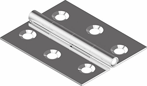 Scharnier Edelstahl A2 gestanzt 50 x 50 ARBO-INOX von ARBO-INOX