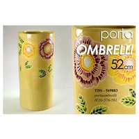 Iperbriko - Schirmständer aus Keramik gelb Blumen Design cm 50 h von IPERBRIKO