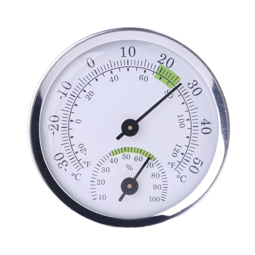 ARMYJY 4 Stück Küche Ofen Thermometer Kühlschrank Gefrierschrank Thermometer Mini Haushalt Wandmontage Temperatur Feuchtigkeit Meter Hygrometer von ARMYJY