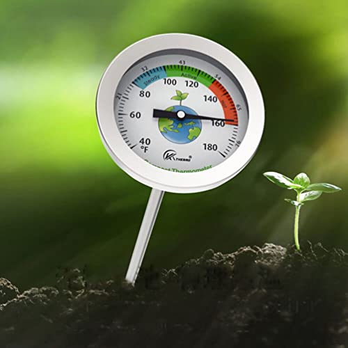 ARMYJY Kompost Bodentester Messgerät Sonde Edelstahl Thermometer Temperaturmonitor von ARMYJY