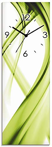 ARTLAND Wanddeko Wanduhr ohne Tickgeräusche Glas Quarzuhr 20x60 cm Rechteckig Lautlos Design Abstrakt Kunst Bunt Modern Ausgefallen S8WH ARTLAND Wanddeko Wanduhr ohne Tickgeräusche Glas Quarzuhr 20x60 cm Rechteckig Lautlos Design Abstrakt Kunst Bunt Modern Ausgefallen S8WH von ARTLAND