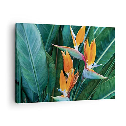 ARTTOR Bilder auf Leinwand Himmlisch Vogel Blume Leinwandbild 70x50cm Wandbilder Dekoration Wohnzimmer Schlafzimmer Küche Deko Klein Wanddeko Bild Wand Kunstdruck Art Wall Decor Canvas AA70x50-4980 von ARTTOR