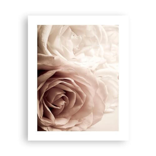 Poster ohne Rahmen Deko 40x50cm Rosen Blumen Romantisch Wandposter Art Prints Wanddeko Bild Wand Kunstdruck Wandbilder Dekoration Wohnzimmer Schlafzimmer Küche Modern Wall Art Decor - P2XPA40x50-5424 von ARTTOR