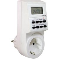 AS Schwabe 24032 Steckdosen-Zeitschaltuhr digital Wochenprogramm 3500W IP20 von AS Schwabe